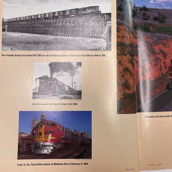 Trains Magazine of Railroading April 1996 Vol 56 No 4 Santa Fe Mystique u - Picture 8 of 10